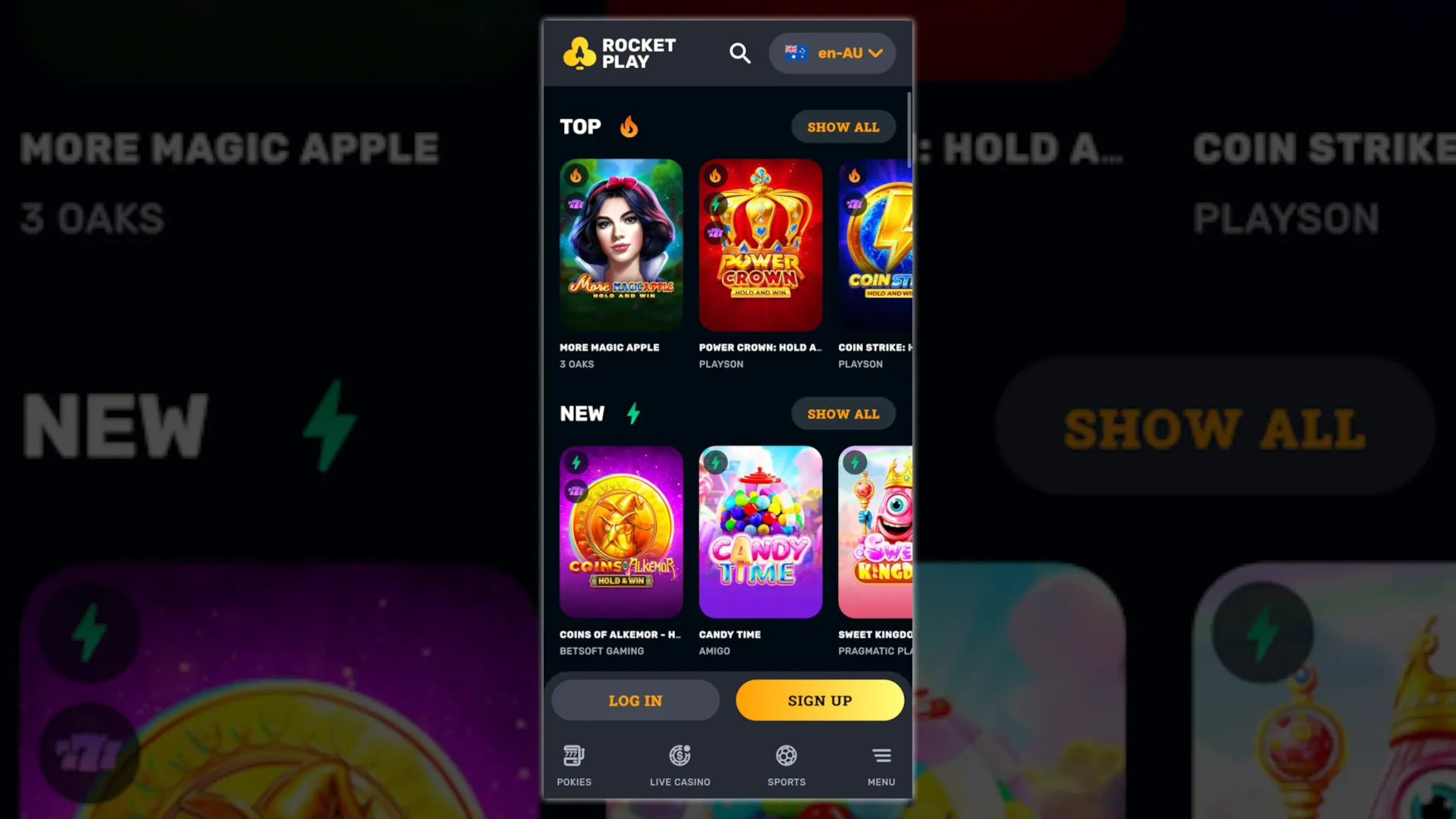 Rocket Play mobile app Rocket Play casino mobile